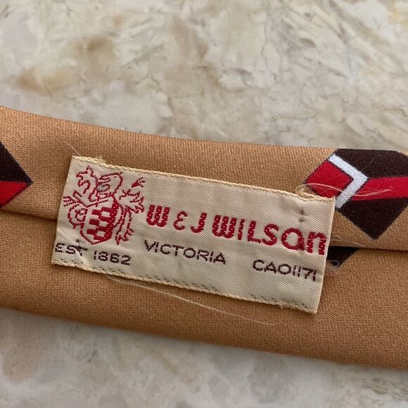 1970’s Vintage Lanvin Tie Geometric Pattern - Picture 8 of 8